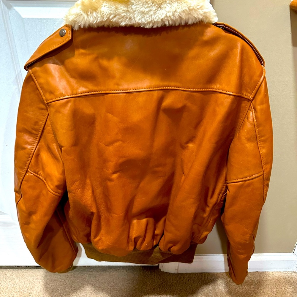Mocha Bomber Jacket with Fur Collar